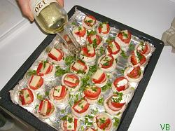 Add the chopped parsley and the wine