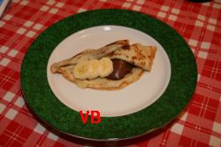 Clatite cu banane si Nutella