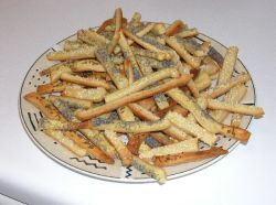 Saratele/saleuri rumene si crocante